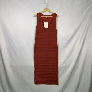 Nation Carrer Sweater Midi Burnt Orange